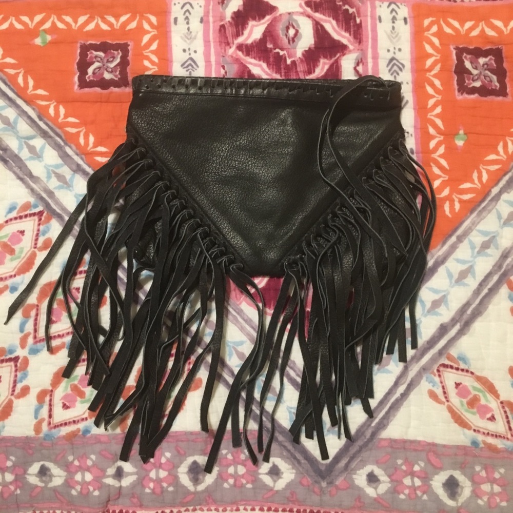 Cleobella Fringe Clutch
